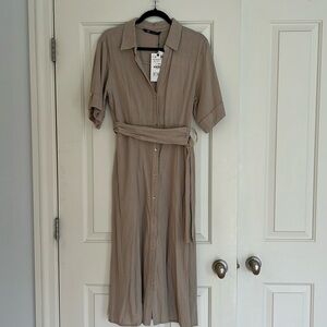 Zara shirt dress. NWT size L.